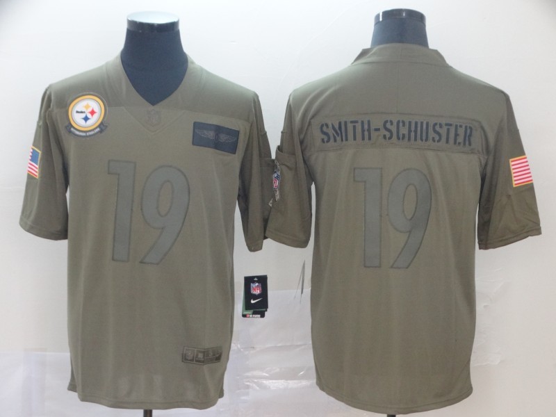 Men's Pittsburgh Steelers JuJu Smith-Schuster #19 Brown Jersey